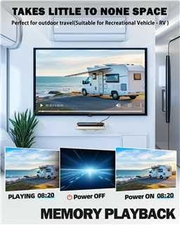 Home DVD Player for TVs, 1080P HD DVD Player, Support NTSC/PAL, Multi-Region, Memory Playback, USB, CD Player for Home Stereo System, RCA/HDMI Cables and Remote Control Included