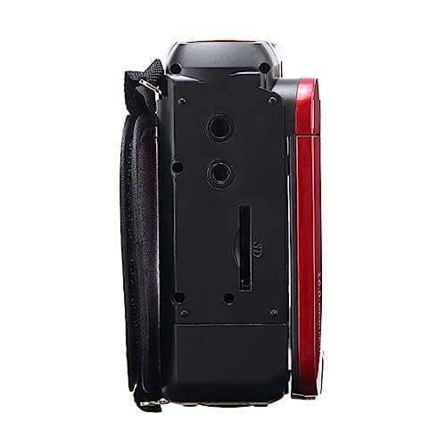 Mytechvision Digital Video Camera, Full HD 1080P Camcorder, 16x Zoom, 16MP, 3-inch Screen, Night Vision, Anti-Shake, 270 Degree Rotation, 32GB Storage, Red, for Vlogging - Image 3