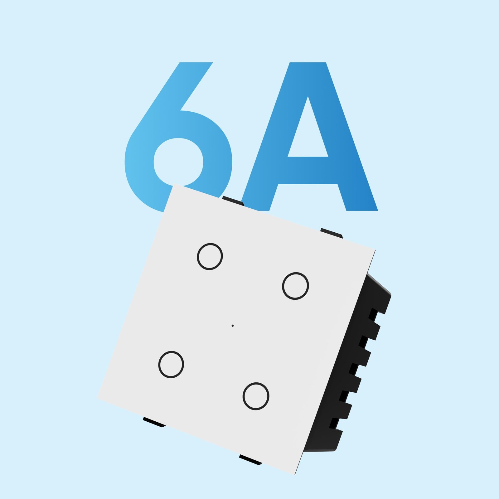 AZIOT Smart Wi-fi Modular 4 Gang Premium Touch Switch (6 Amps Each) - GLASS (Not Acrylic): Elevate Your Home with Effortless Control (Fits in Anchor Roma Classic and Similar Plates) Home Automation - Image 3