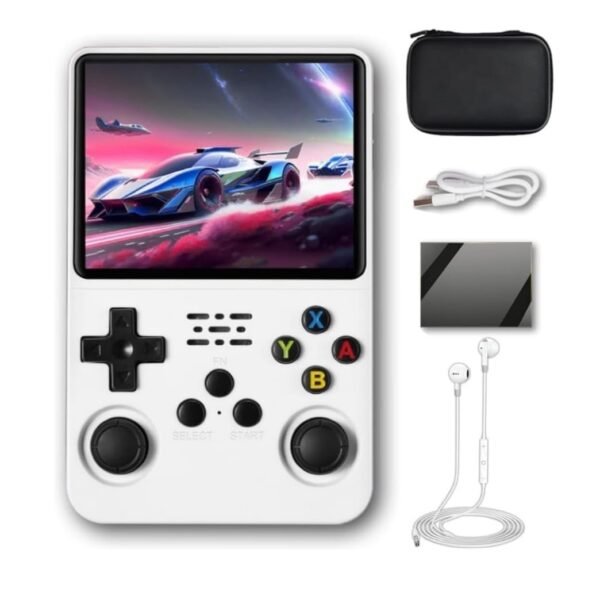 HZ New 2025 Edition R36S Handheld Console Video Game | HD Screen | Portable & Rechargeable | Built-in 15000+ Games & 64 GB | 20 Emulators | Games for All Age Group (Colour As Per Stock)