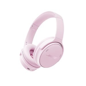 Bose QuietComfort Wireless Noise Cancelling Headphones, Bluetooth Over Ear Headphones with Up to 24 Hours of Battery Life, Petal Pink - Limited Edition