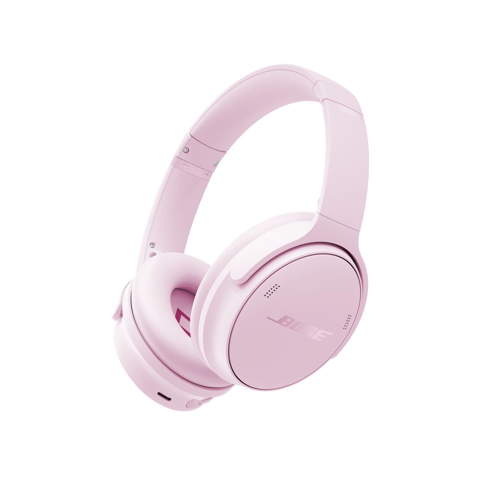 Bose QuietComfort Wireless Noise Cancelling Headphones, Bluetooth Over Ear Headphones with Up to 24 Hours of Battery Life, Petal Pink - Limited Edition