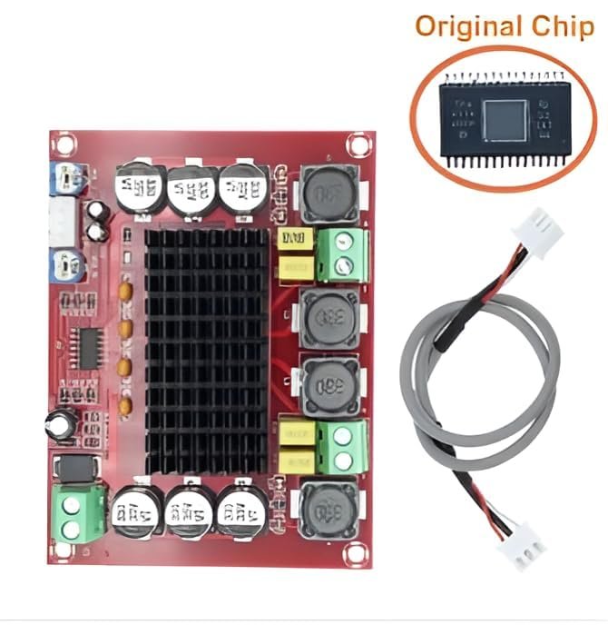 Croptronia TPA 3116 120 Watt Stereo Amplifier Board Module for Home Theater Audio System with Integrated speaker Protection Circuit