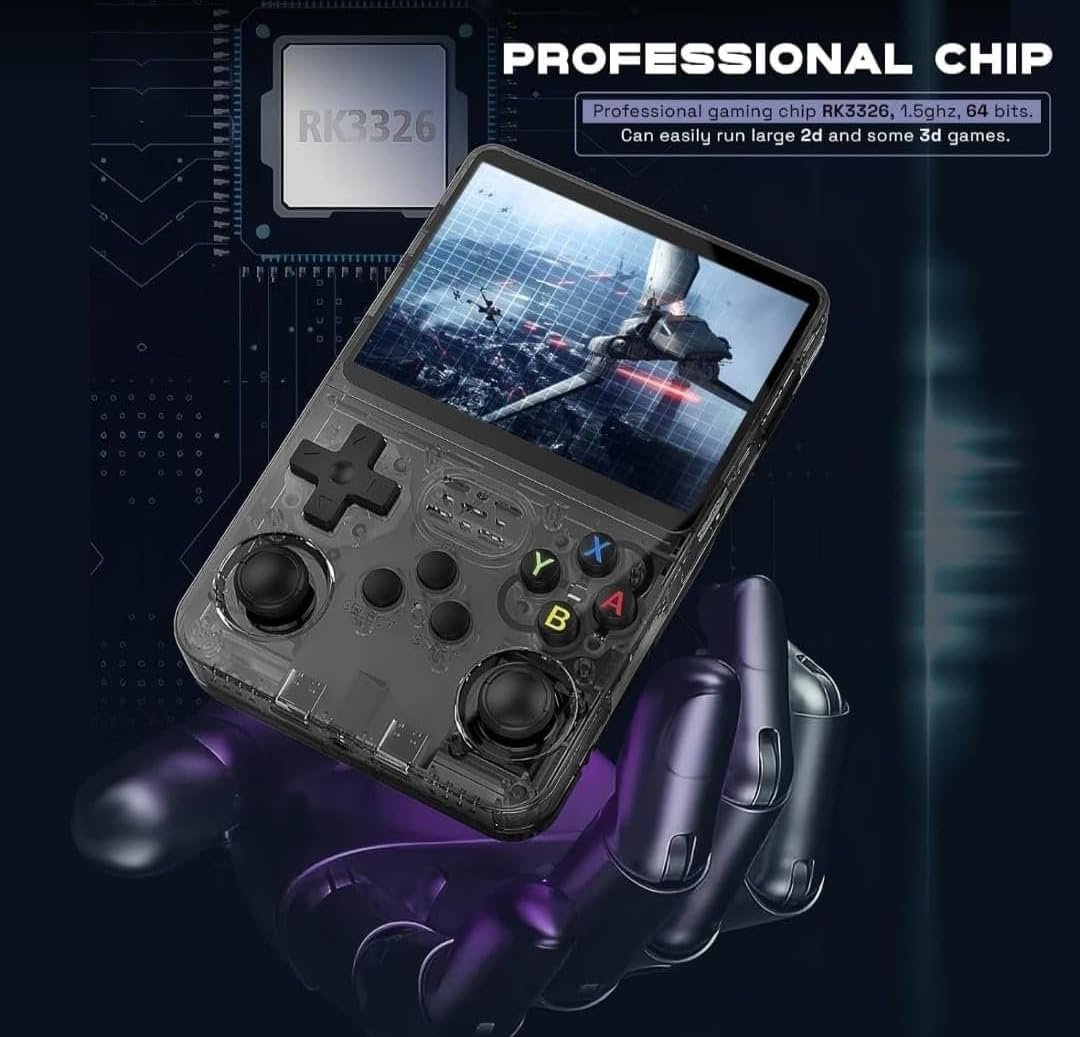 HULKS Deal R36S Handheld Game Console 3.5 inch Retro Handheld Video Games Consoles Built-in Rechargeable Battery Portable Style Hand Held Game Consoles System