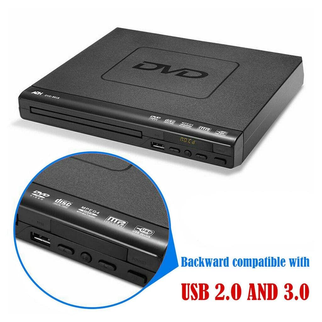 Meri SHOPP Hd Hdmi DVD Player Adh Cd Vcd Music Disc Upscaling USB Remote 1 Inch Screen As Per Description Consumer Electronics | TV Video & Home Audio | DVD & Blu-ray Players - Image 5