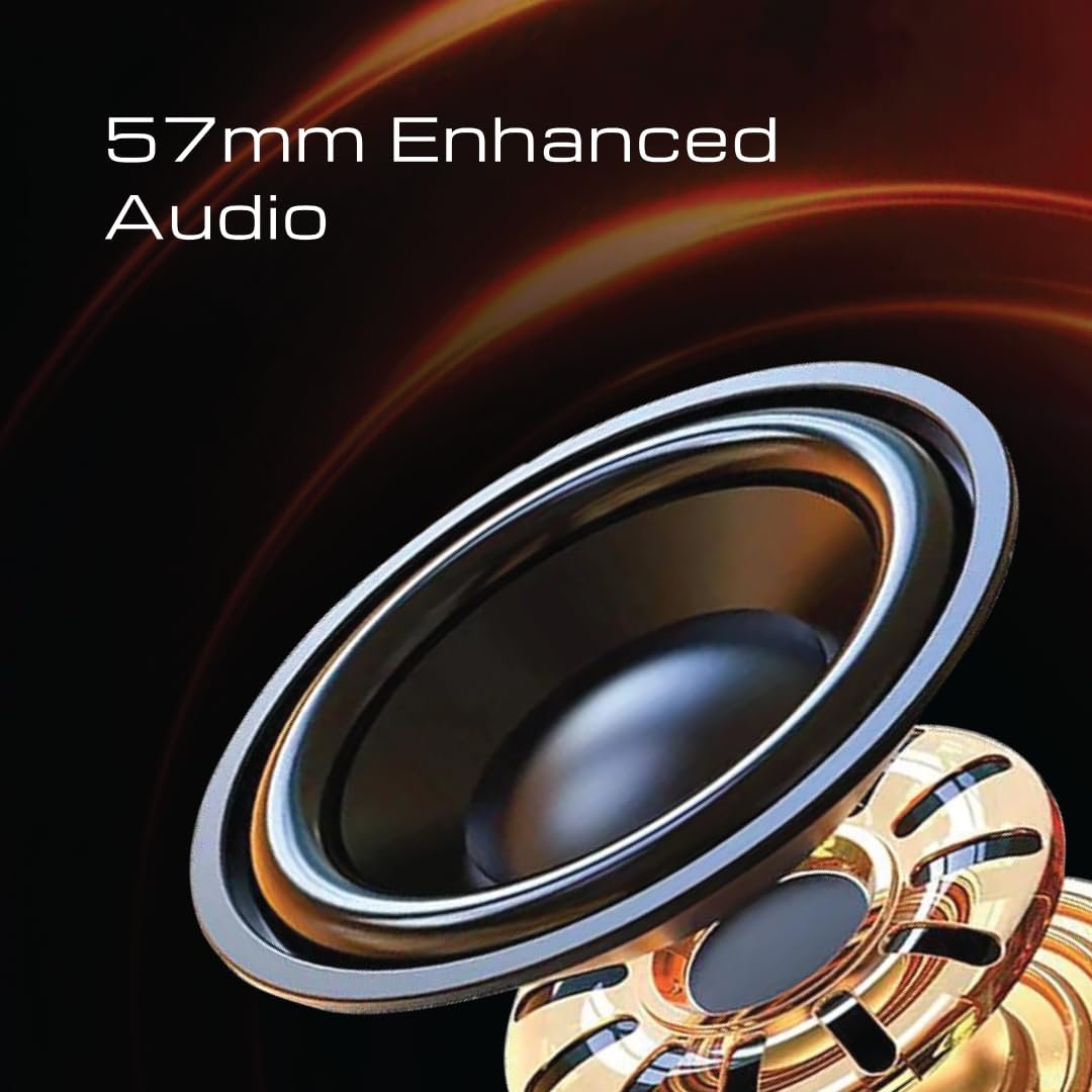 JUST CORSECA Seagle Wireless Speaker | 30W Power (2x15W) | Bluetooth 5.3 | 30 Hours Playtime | TWS Stereo | USB, TF, BT & FM Playback | Splash Proof | 2400mAh Battery (Black) - Image 4