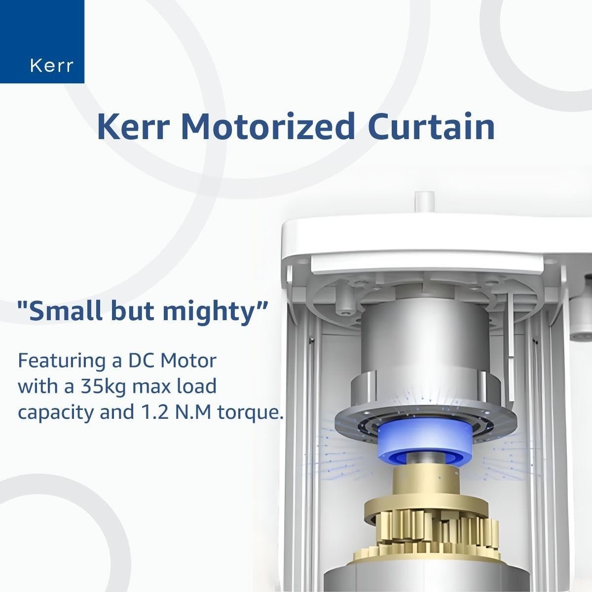 Kerr Smart Curtain Motor | Tuya Zigbee | Supports One Touch, Remote, APP & Voice Control | Compatible with Alexa and Google Home. (Motor) (Gateway Required for Zigbee - Image 7