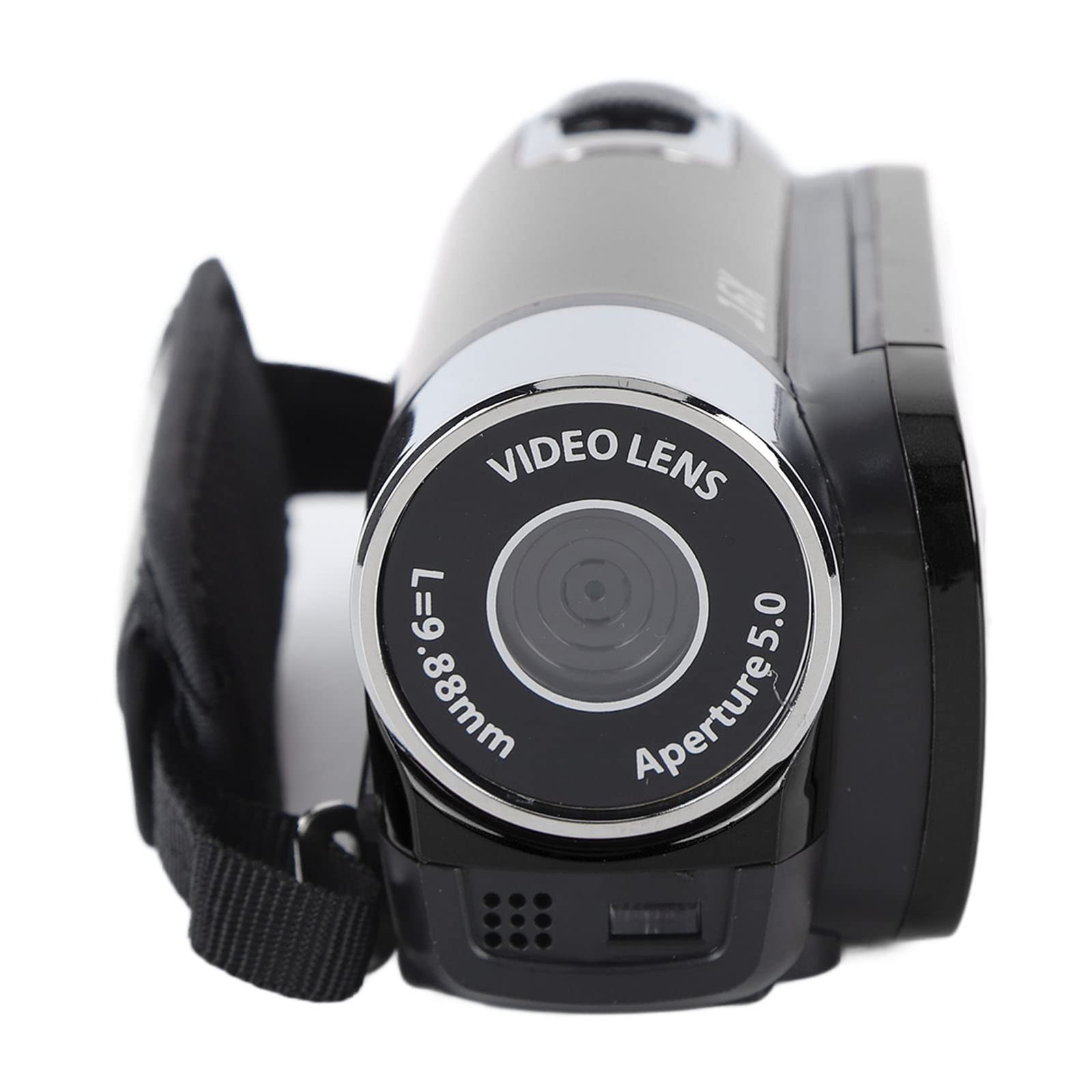 Yunir Video Camera Camcorder Digital Camera Recorder Full HD 4K 30FPS 48MP 2.7Inch 16X Digital Zoom Vlogging Camera Recorder, with USB Cable (Black)