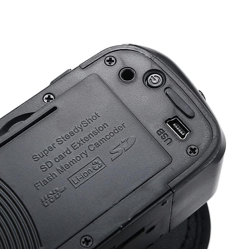 Digital Video Camera, Full HD 1080P Camcorder with 16x Zoom, 16MP, 3-inch Screen, Night Vision, Anti-Shake, 270 Degree Rotation, 32GB Storage, Red, for Vlogging - Image 3