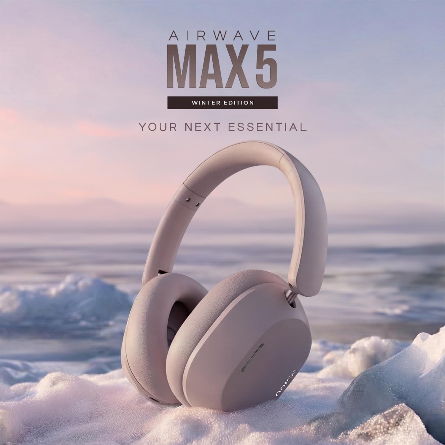 Noise Airwave Max 5 Wireless Over-Ear Headphones with Adaptive Hybrid ANC (up to 50dB), HFA Tech, 80H Playtime, Dual Pairing(Mauve Haze) - Image 12