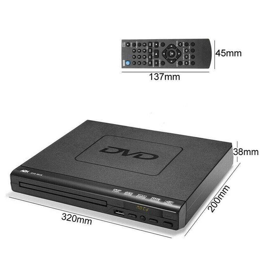 Meri SHOPP Hd Hdmi DVD Player Adh Cd Vcd Music Disc Upscaling USB Remote 1 Inch Screen As Per Description Consumer Electronics | TV Video & Home Audio | DVD & Blu-ray Players - Image 4