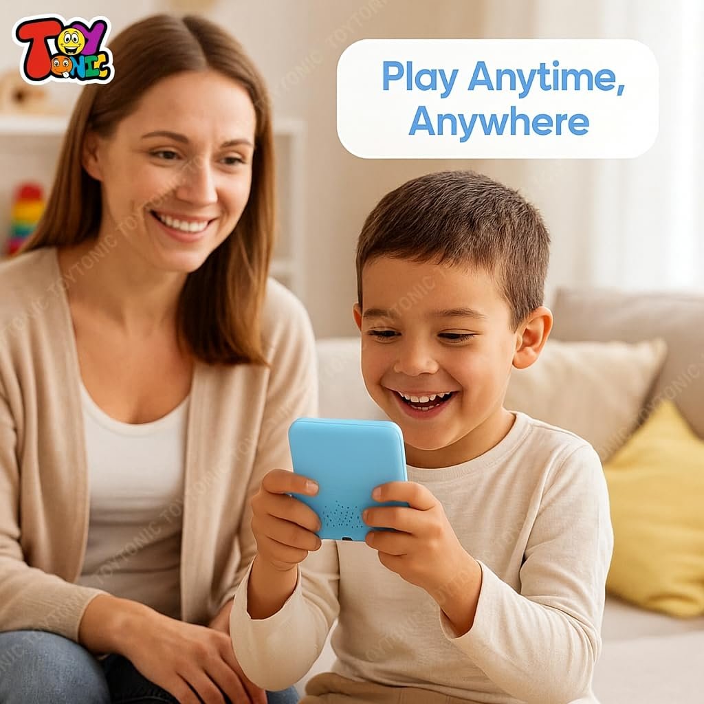 TOYTONIC Retro Handheld Gaming Console for Kids & Adults – 666-In-1 Built-in Classic Video Games – Rechargeable Game Console for Boys 7-14 Years – TV Output – Portable Toy Gift