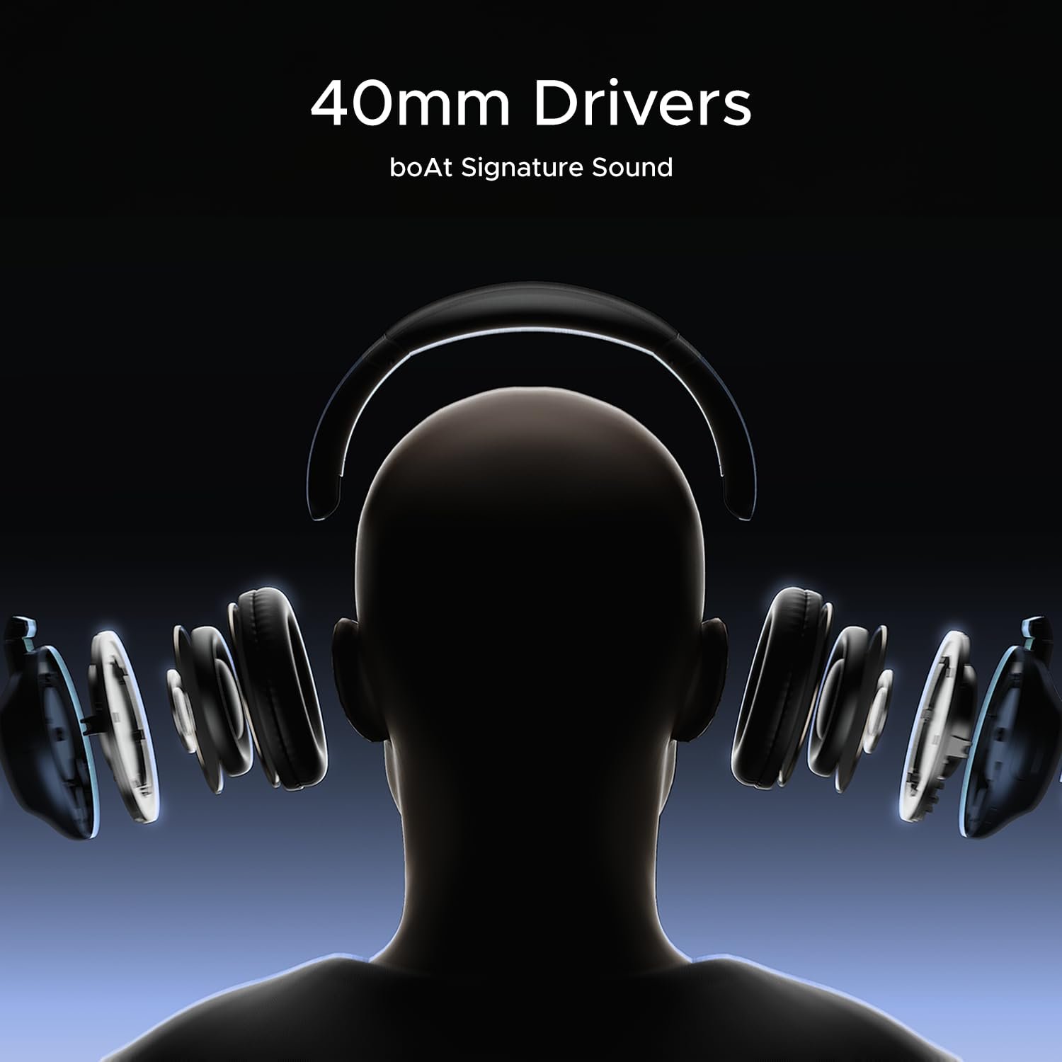 boAt Rockerz 650 Pro (2025 Launch),Touch/Swipe Controls,Dolby Audio,80Hrs Battery,2Mics Enx,Fast Charge,App Support,Dual Pair,Bluetooth Over Ear Headphones,Wireless Headphone with Mic (Starry Night) - Image 9