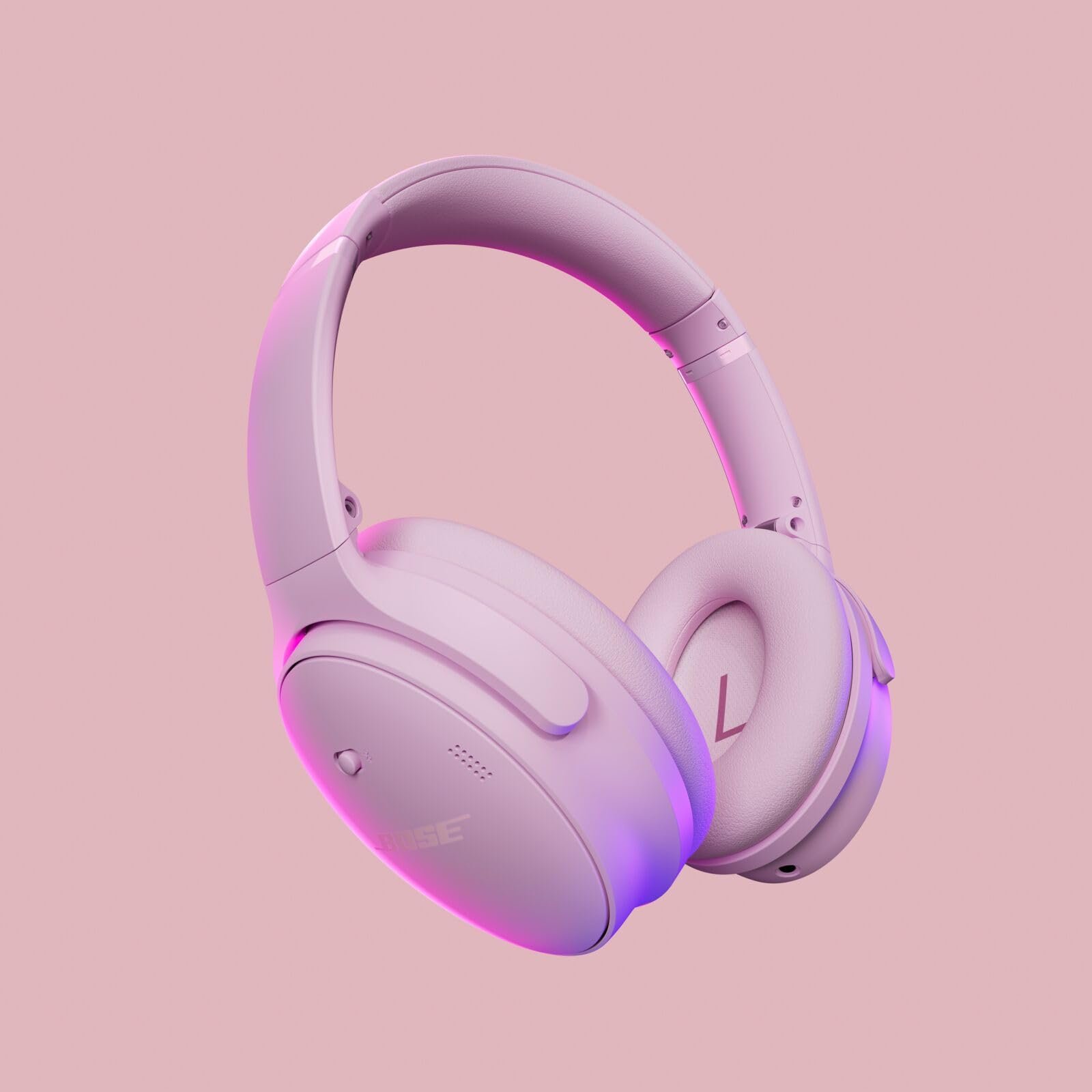 Bose QuietComfort Wireless Noise Cancelling Headphones, Bluetooth Over Ear Headphones with Up to 24 Hours of Battery Life, Petal Pink - Limited Edition - Image 6