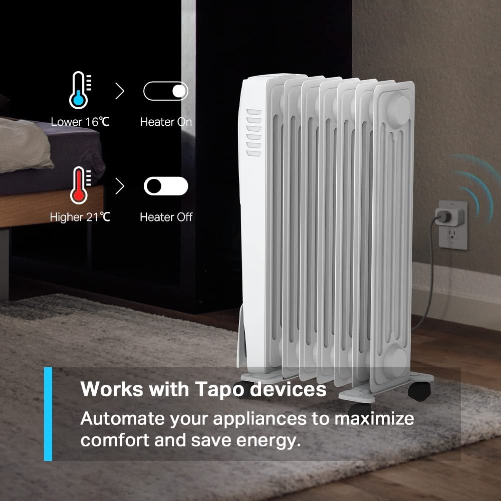 Tapo Smart Temperature & Humidity Sensor, Free Data Storage, Real-Time Notifications, Battery Included, Work With Alexa And Google Home, Hub Required Sold Separately, White (T310) - Image 5
