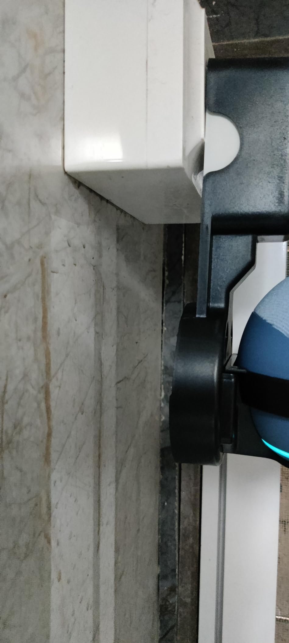 Saifsmart Outlet Wall Mount Hanger Holder Stand Accessories Case Built-in Plug Cable Management for Echo Dot 4th Gen/Echo Dot 5th Gen Smart Speaker (Black) - Image 5