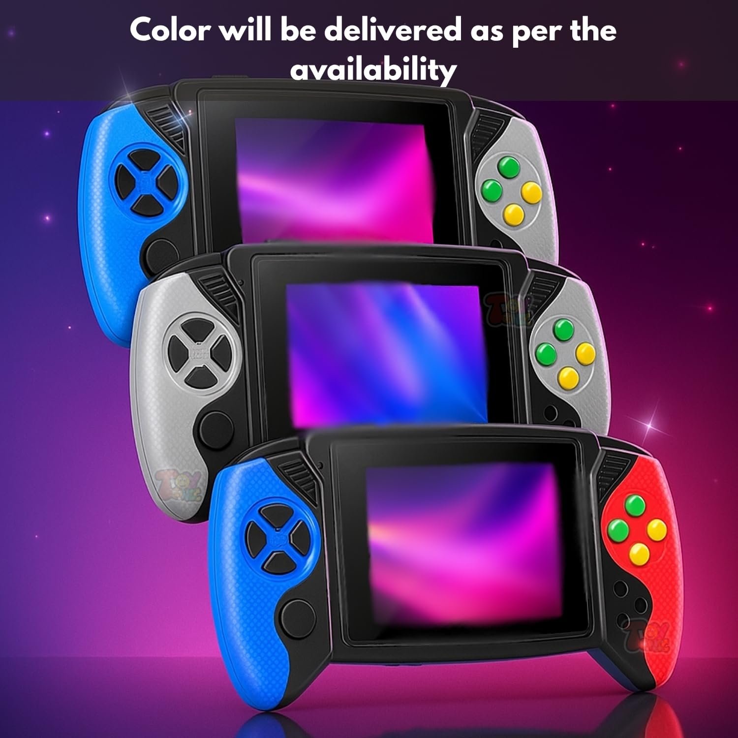 TOYTONIC Portable Retro Handheld Game Console for Kids | Classic Gaming with Preloaded 620 Games | 3.5" Color Screen, Built-in Power Cell, TV Output | Video Games Player ๐๐ข๐ฆ๐ข๐ญ๐๐ ๐๐จ๐๐๐ฒ - Image 3