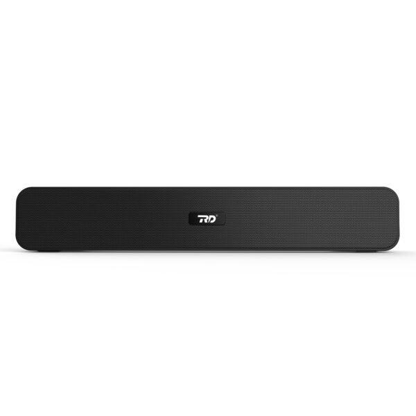 RD SP-12 Smart Portable Stereo Wireless Soundbar Bluetooth V5.0 Connectivity15 Watts 2.0 Sound Treble Extra Bass Speaker Supports TF/SD Card/USB/AUX 8 Hours Playback Time IPX4 Waterproof- Black Color