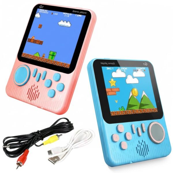 SNAPTRON Handheld Gaming Console for Kids & Adults| G7 Retro Game Console| 666-In-1 Built-in Classic Video Games| Portable Gaming Console| Rechargeable Game Console for Boys 7-14 Years| Retro Game Box