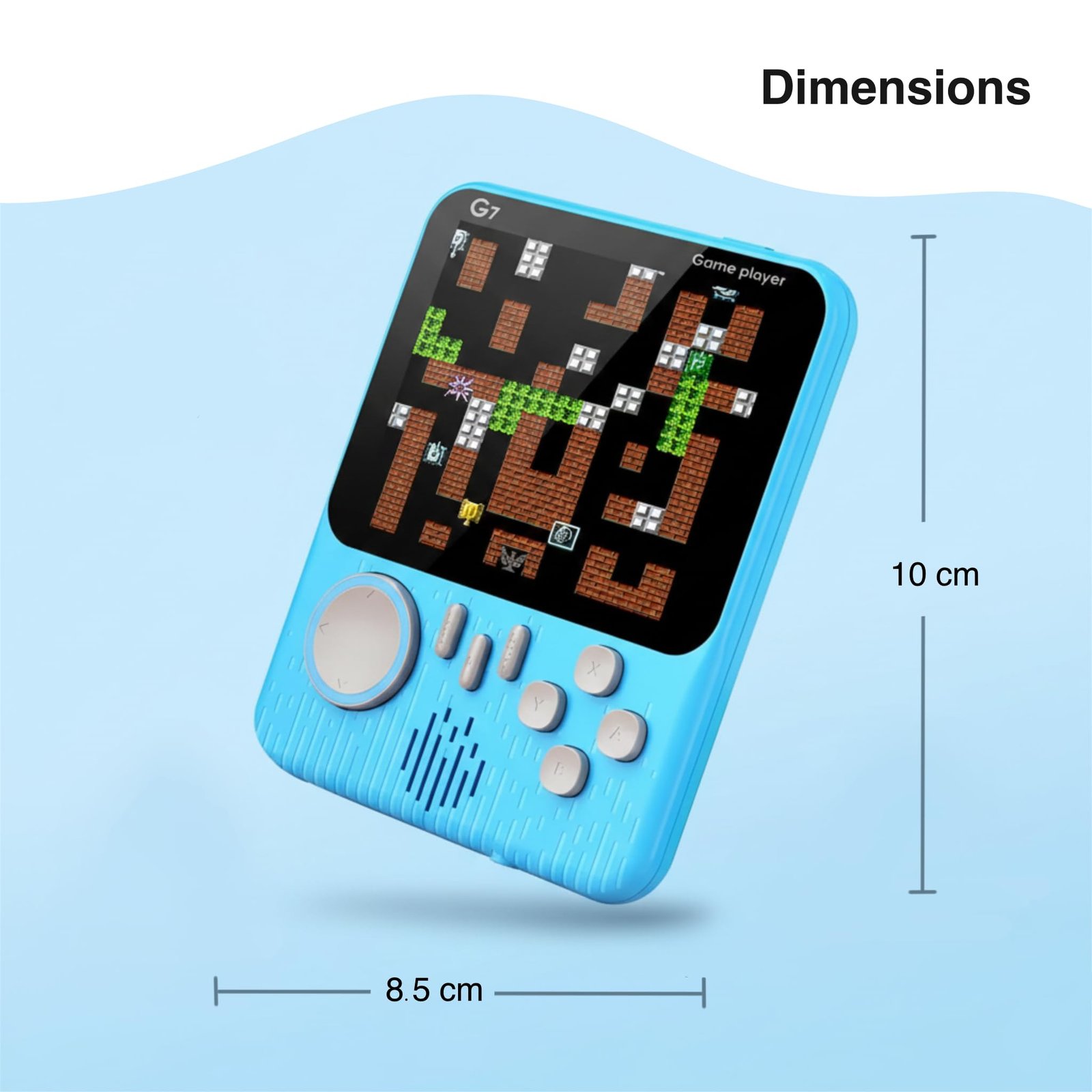 SNAPTRON Handheld Gaming Console for Kids & Adults| G7 Retro Game Console| 666-In-1 Built-in Classic Video Games| Portable Gaming Console| Rechargeable Game Console for Boys 7-14 Years| Retro Game Box - Image 5