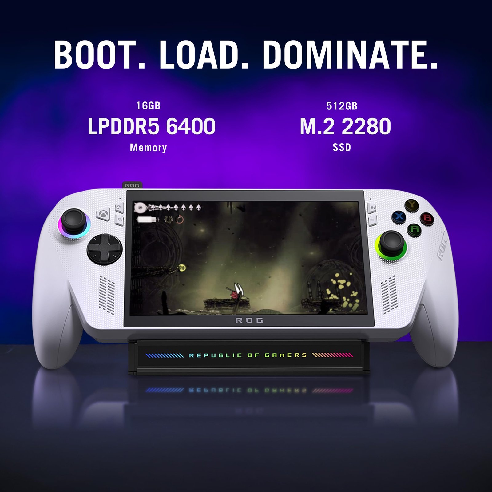 ASUS ROG XBOX Ally (2025), AMD Ryzen Z2 A Processor,16GB RAM, 512GB SSD, 7"/17.8cm, FHD, Touchscreen,120Hz, 500 nits, Windows 11 Home, White, 670g, RC73YA-NH010W,AMD Radeon Graphics,Gaming Handheld PC - Image 16