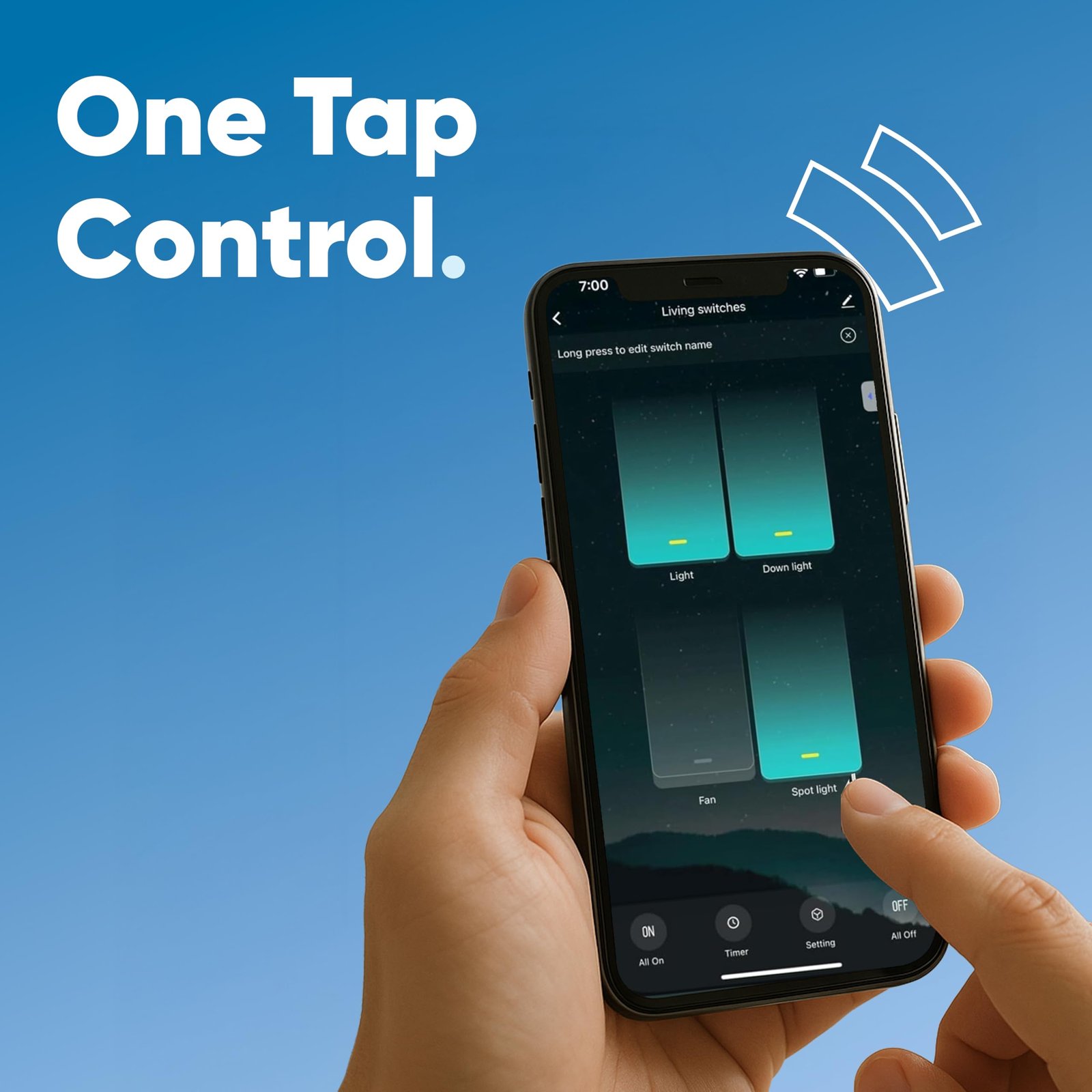 AZIOT 4 Node Smart Switch - Wifi/Bluetooth Communication - Made in India - Timer Function - Voice command (4 Node) - Image 8