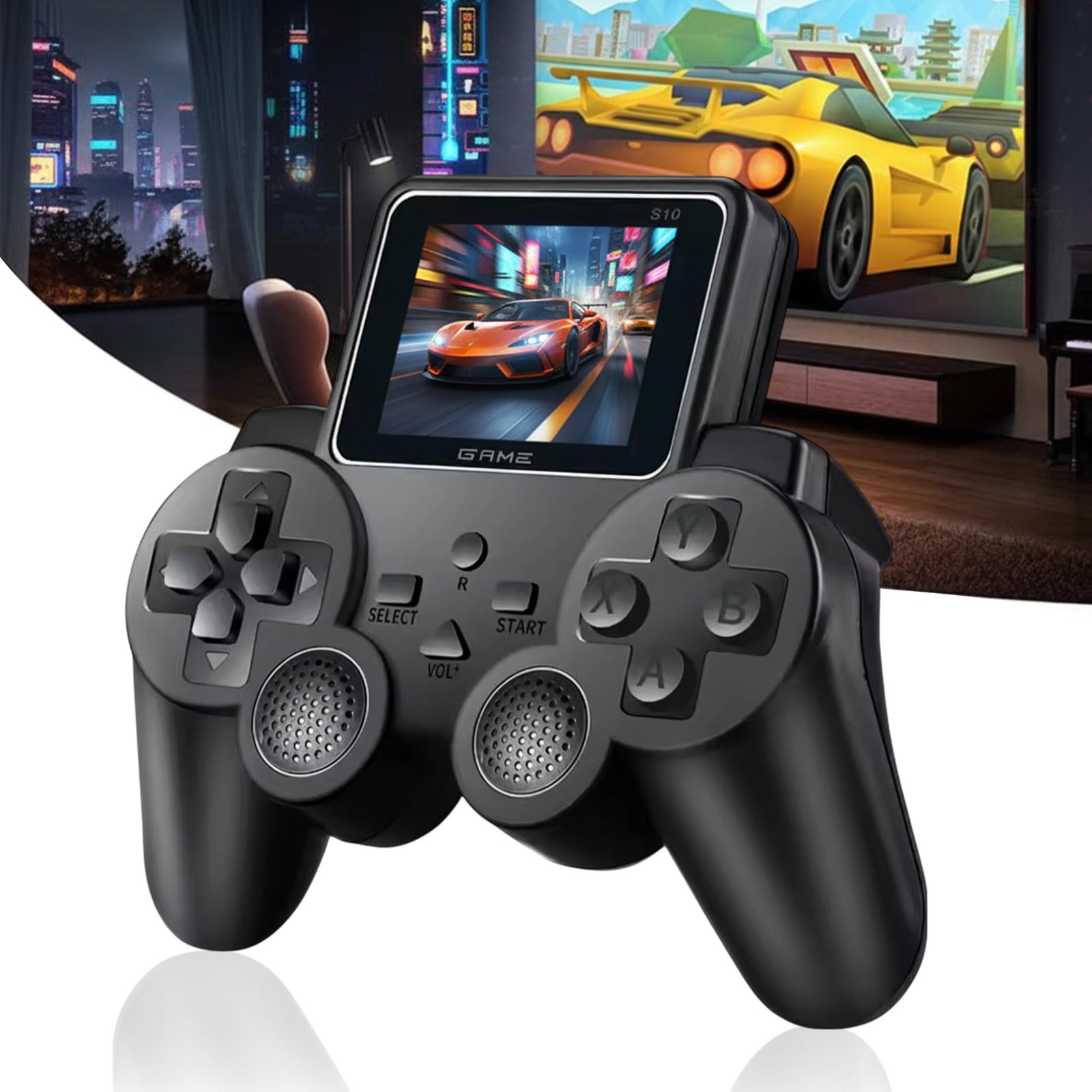 S10 Handheld Game Console with Wireless Controller | 520 Built-in Retro Games | Portable Mini Gaming Controller for PC | TV Output | Plug-and-Play Fun for Kids & Adults - Image 6