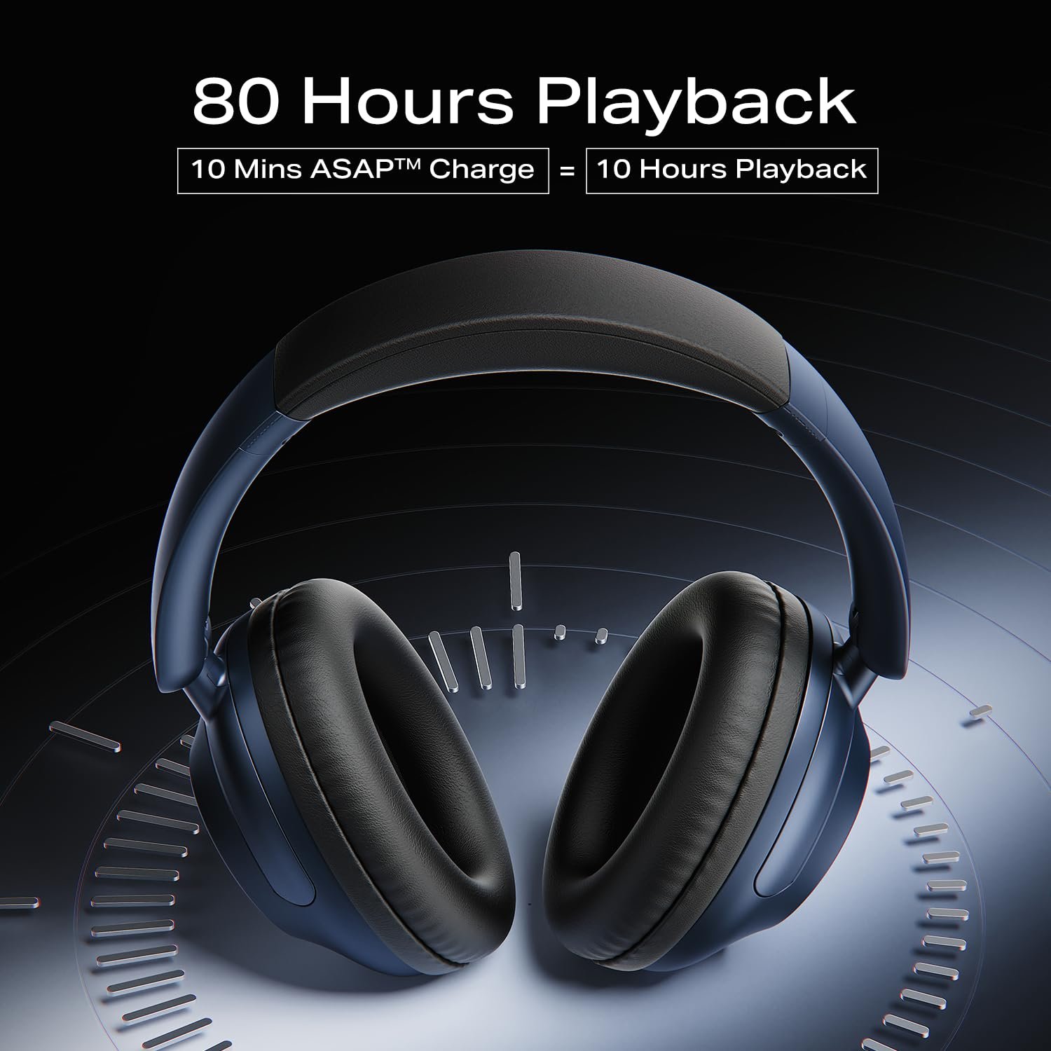 boAt Rockerz 650 Pro (2025 Launch),Touch/Swipe Controls,Dolby Audio,80Hrs Battery,2Mics Enx,Fast Charge,App Support,Dual Pair,Bluetooth Over Ear Headphones,Wireless Headphone with Mic (Starry Night) - Image 10