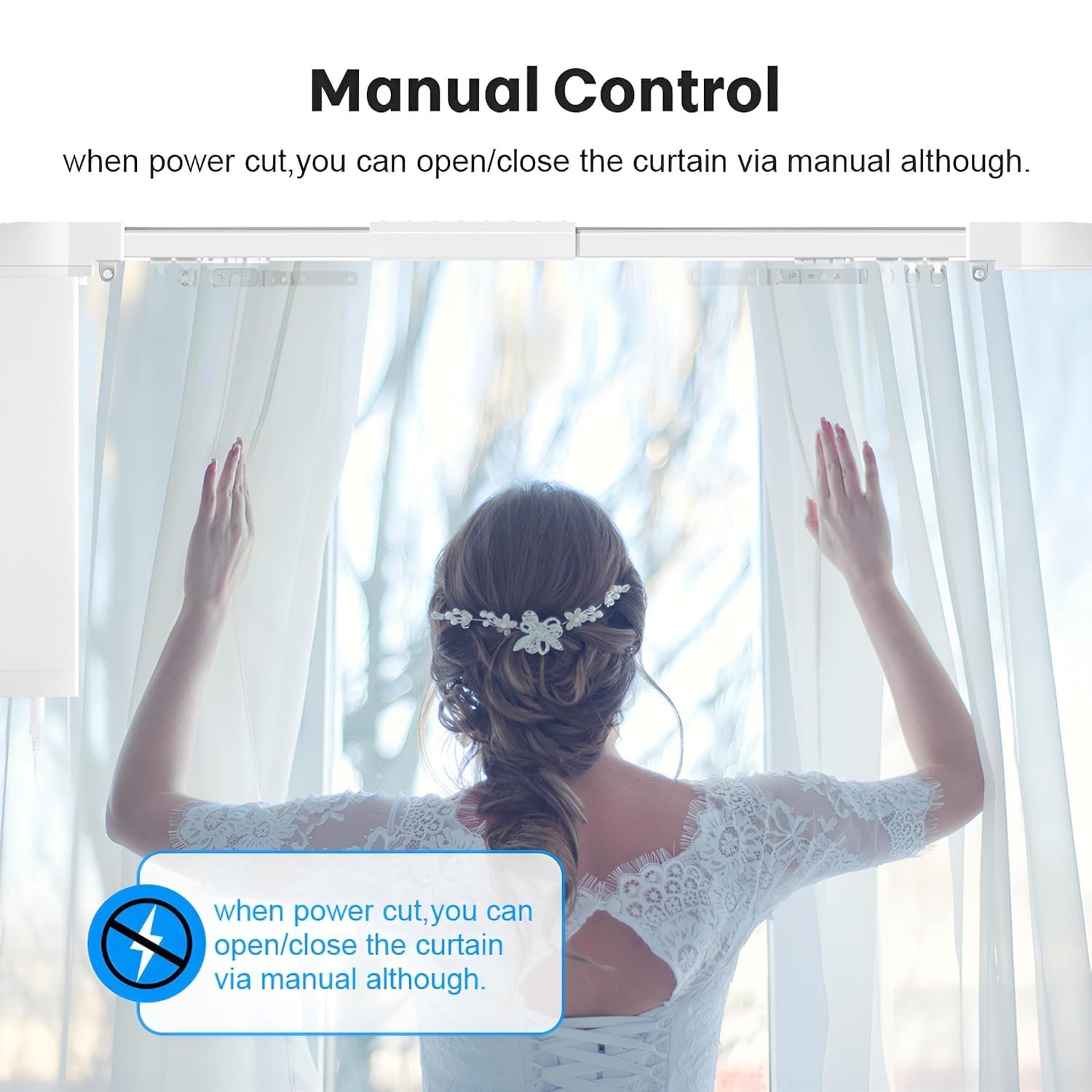 Kerr Smart Curtain Motor | Tuya Zigbee | Supports One Touch, Remote, APP & Voice Control | Compatible with Alexa and Google Home. (Motor) (Gateway Required for Zigbee - Image 3