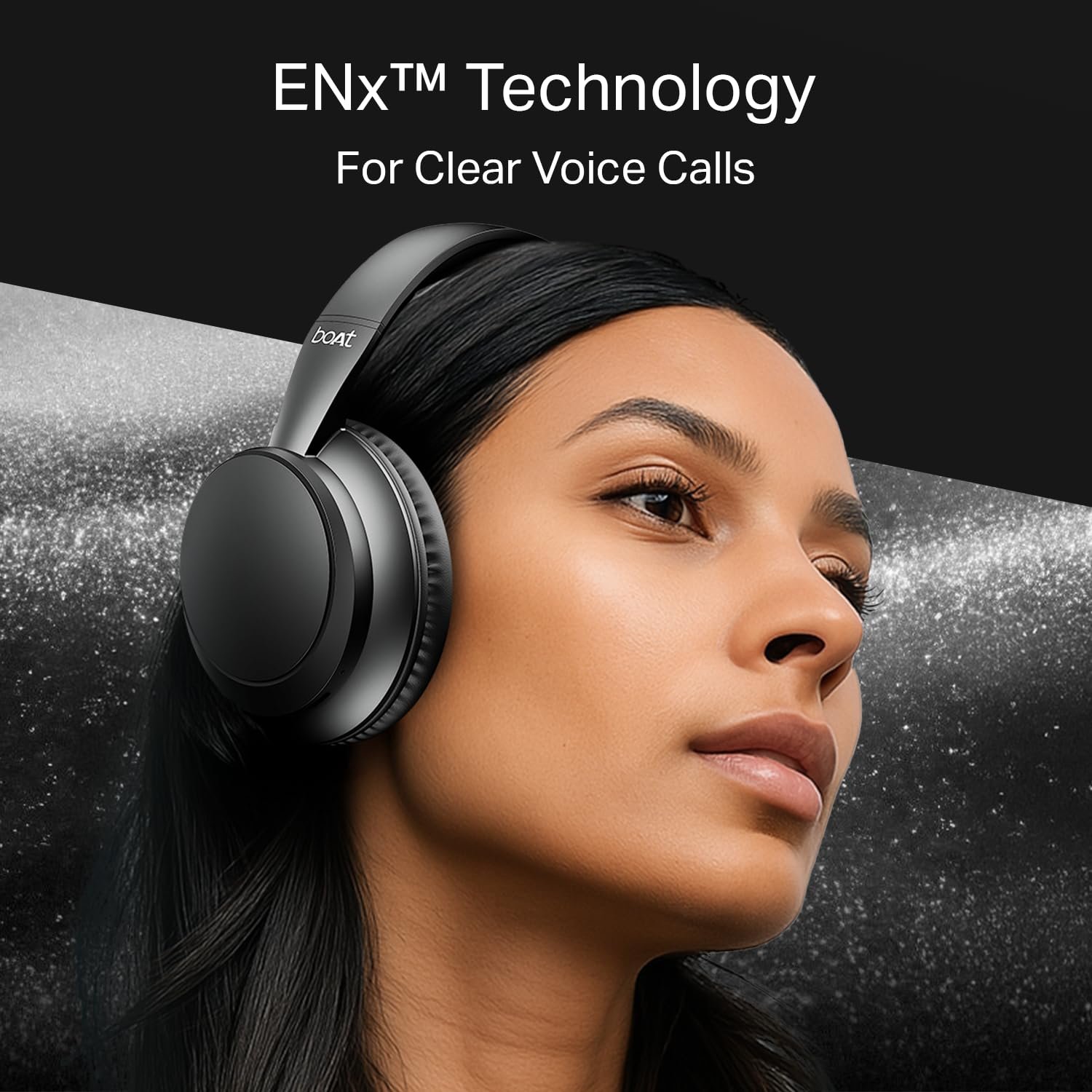 Boat 2025 Launch Rockerz 371, 40mm Drivers, 50hrs Battery, 60ms Low Latency, ENx Tech, BT v5.4, Foldable Cups, Voice Assistant, Bluetooth Headphones, Wireless Headphone with Mic (Black Sabre) - Image 4