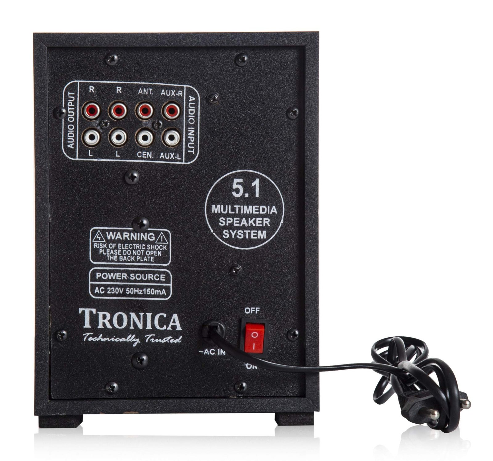 TRONICA Super King 40W 5.1 Multimedia Bluetooth Home Theater System with FM/PenDrive/Sd Card/Mobile/Aux Support & Remote (5.1 Speaker Set Grey) - Image 3