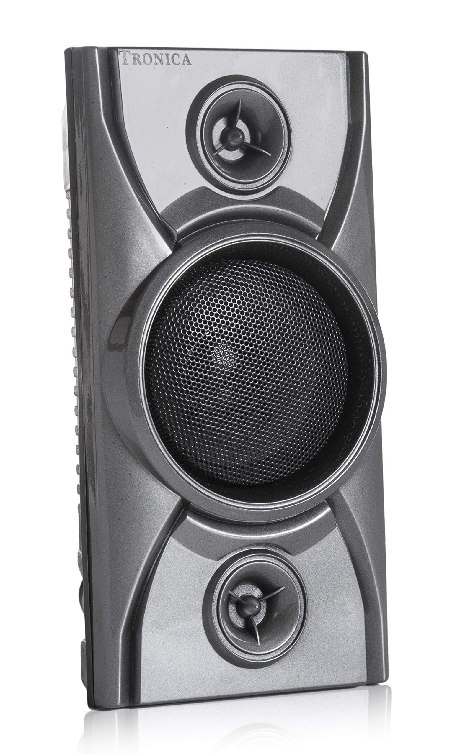 TRONICA Super King 40W 5.1 Multimedia Bluetooth Home Theater System with FM/PenDrive/Sd Card/Mobile/Aux Support & Remote (5.1 Speaker Set Grey) - Image 4