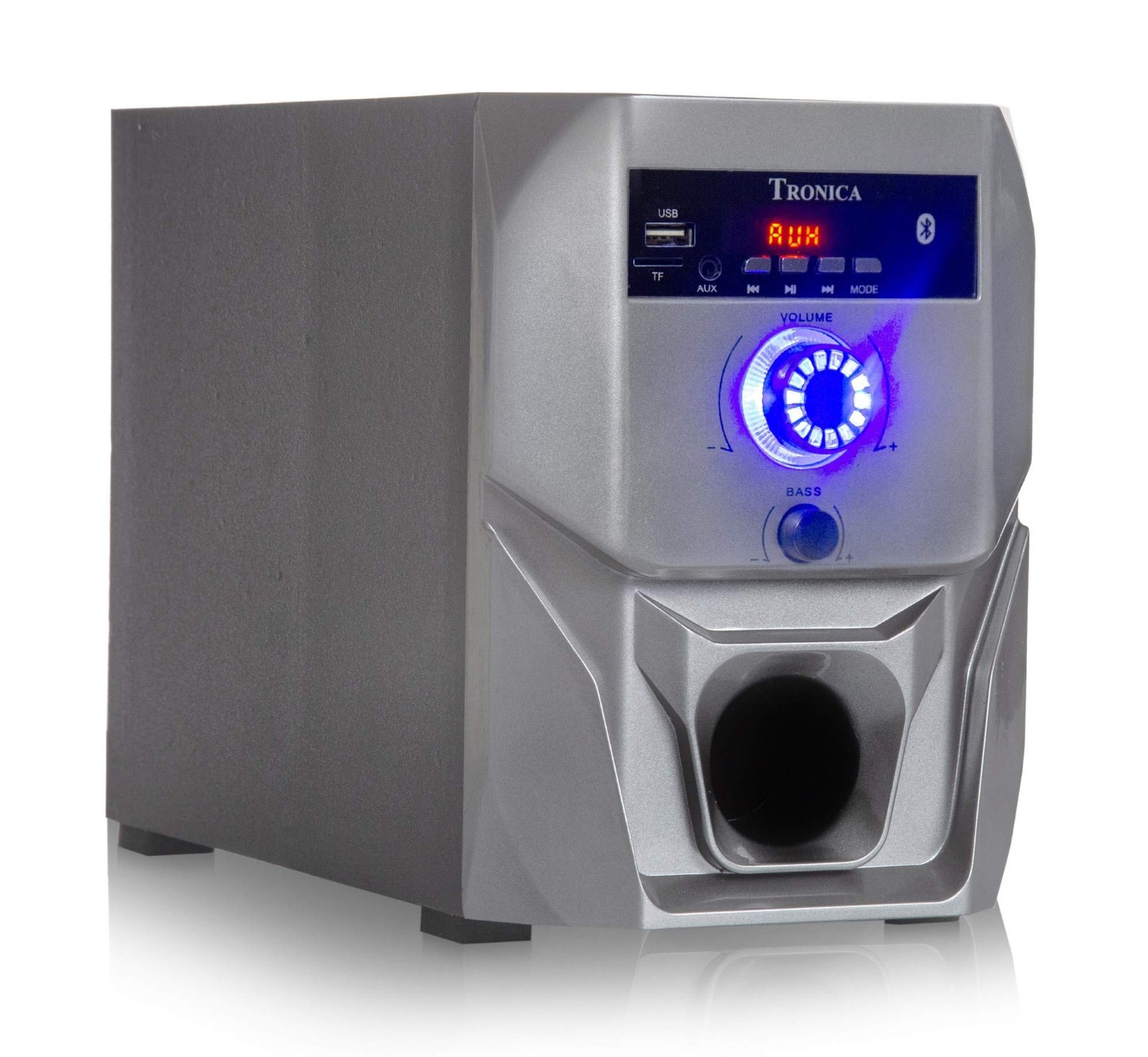 TRONICA Super King 40W 5.1 Multimedia Bluetooth Home Theater System with FM/PenDrive/Sd Card/Mobile/Aux Support & Remote (5.1 Speaker Set Grey) - Image 6