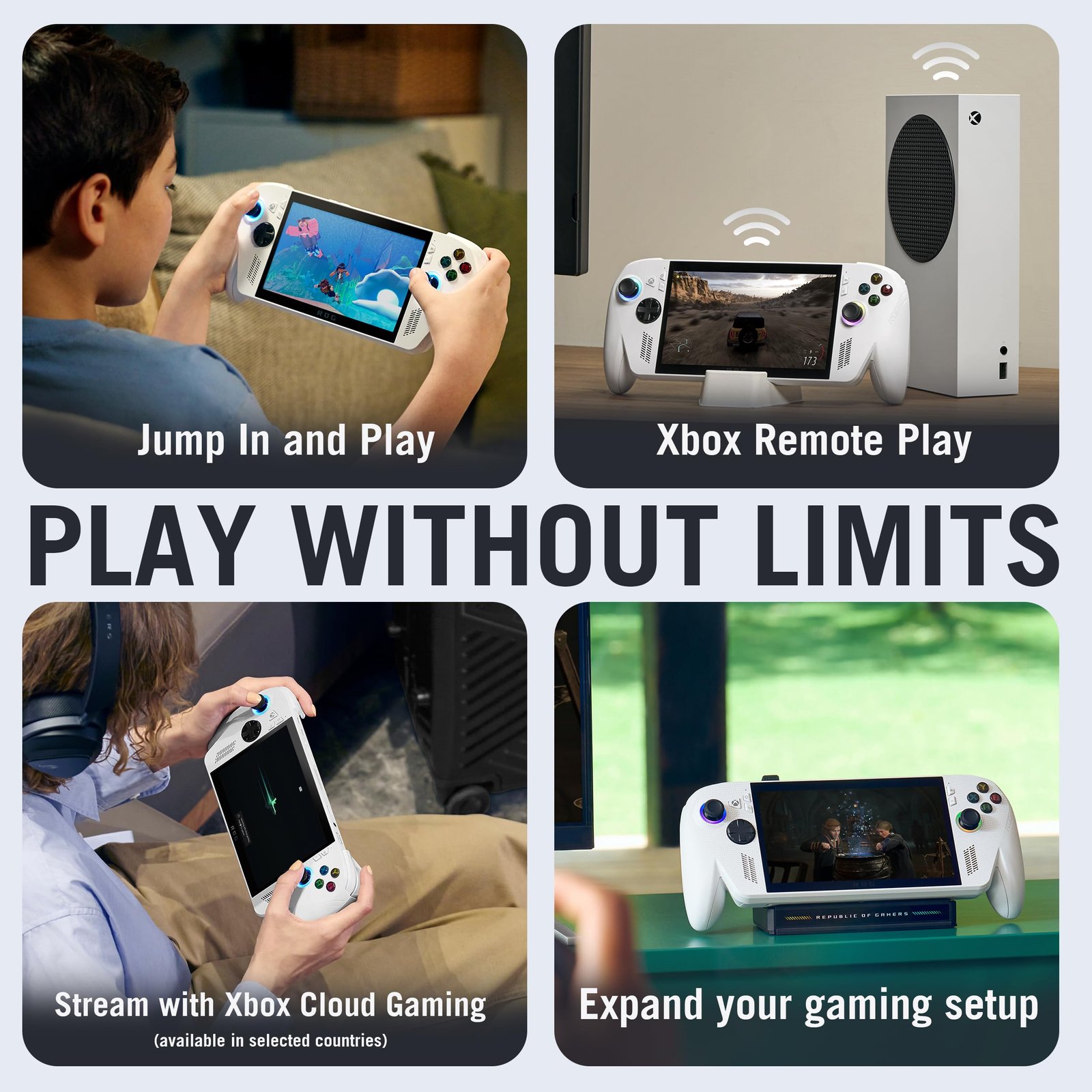 ASUS ROG XBOX Ally (2025), AMD Ryzen Z2 A Processor,16GB RAM, 512GB SSD, 7"/17.8cm, FHD, Touchscreen,120Hz, 500 nits, Windows 11 Home, White, 670g, RC73YA-NH010W,AMD Radeon Graphics,Gaming Handheld PC - Image 14