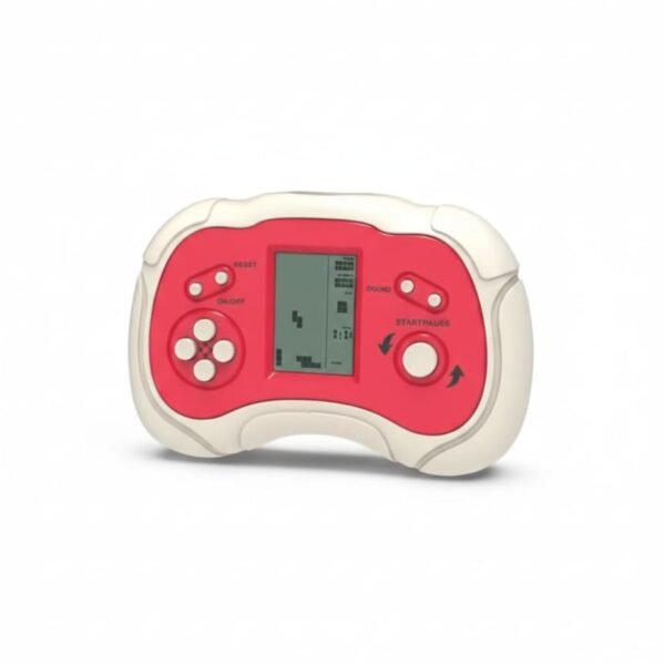Portable Mini Gaming Console | Classic Block Game Device with LCD Display | Handheld Portable Indoor and Outdoor Brick Game 9999 in 1 Video Game Compatible for Kids (Random Color)