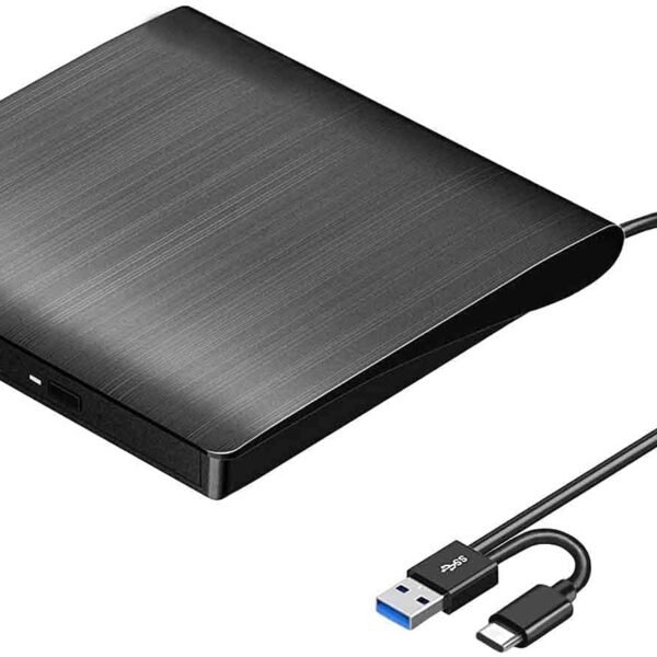 External CD/DVD Drive for Laptop, USB 3.0 CD Burner +/-RW CD ROM External DVD Drive Portable DVD Player for Laptop Desktop PC Apple Mac Windows 11/10/8/7/XP Linux OS